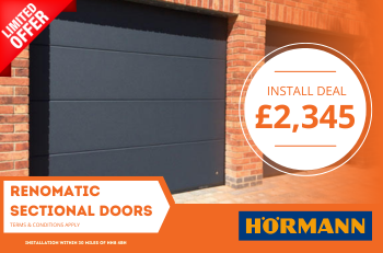 LOCAL PRICE Hormann RenoMatic Sectional Door & Installation for just £2345